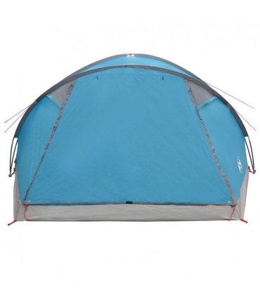 vidaXL Cabin Tent with Roof Blue 8-Person Polyester and Steel