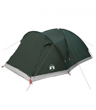 vidaXL Cabin Tent with Roof Army green 6-Person Polyester and Steel