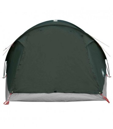 vidaXL Cabin Tent with Roof Army green 6-Person Polyester and Steel