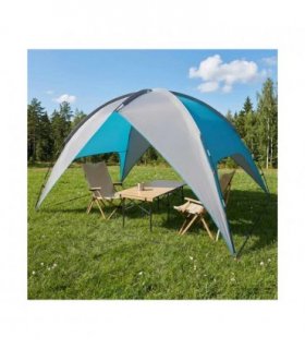 vidaXL Camping Tent with Rainfly Water-resistant Dome Blue