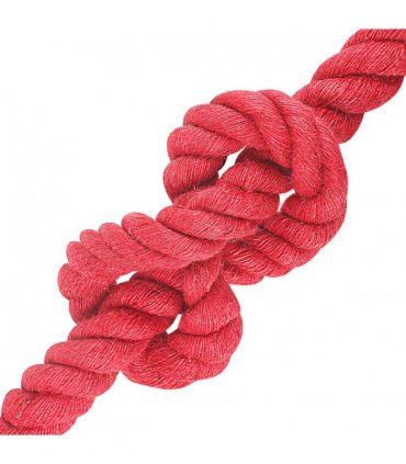 vidaXL Jute Rope Red 100% Tossa jute
