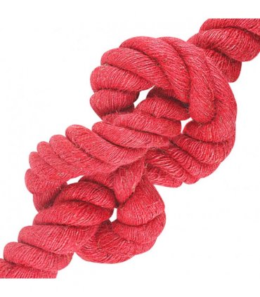 vidaXL Jute Rope Red 100% Tossa jute
