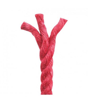vidaXL Jute Rope Red 100% Tossa jute