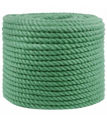 vidaXL Jute Rope Green 100% Tossa jute