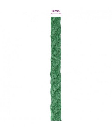 vidaXL Jute Rope Green 100% Tossa jute