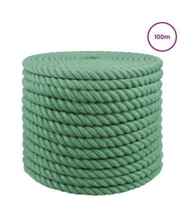 vidaXL Jute Rope Green 100% Tossa jute