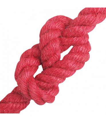 vidaXL Jute Rope Red 100% Tossa jute