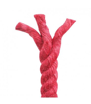 vidaXL Jute Rope Red 100% Tossa jute