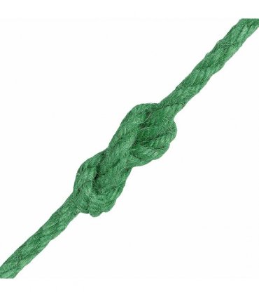vidaXL Jute Rope 2 pcs Green 100% Tossa jute