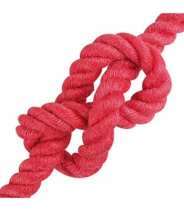 vidaXL Jute Rope Red 100% Tossa jute