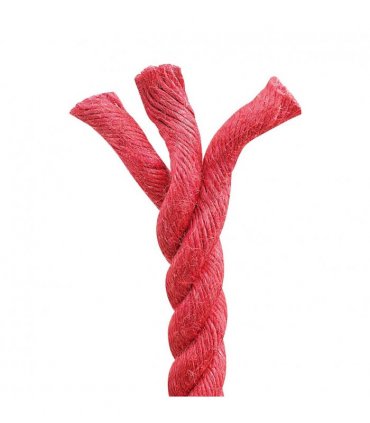 vidaXL Jute Rope Red 100% Tossa jute