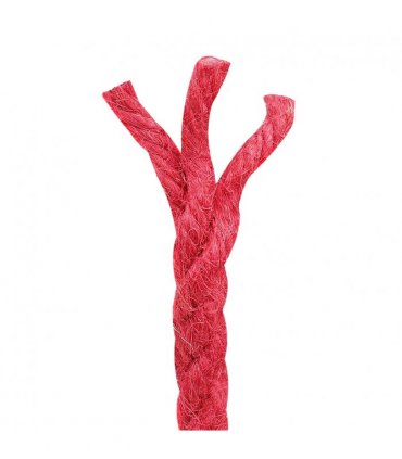 vidaXL Jute Rope Red 100% Tossa jute