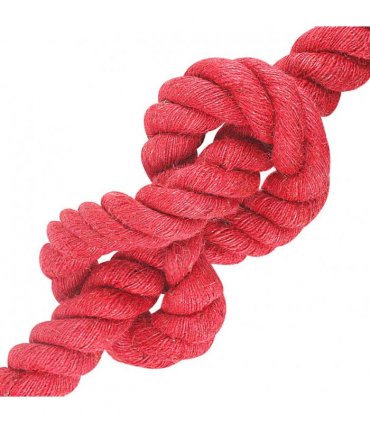 vidaXL Jute Rope Red 100% Tossa jute