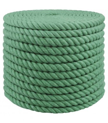 vidaXL Jute Rope Green 100% Tossa jute