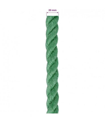 vidaXL Jute Rope Green 100% Tossa jute
