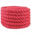 vidaXL Jute Rope Red 100% Tossa jute