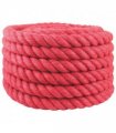 vidaXL Jute Rope Red 100% Tossa jute