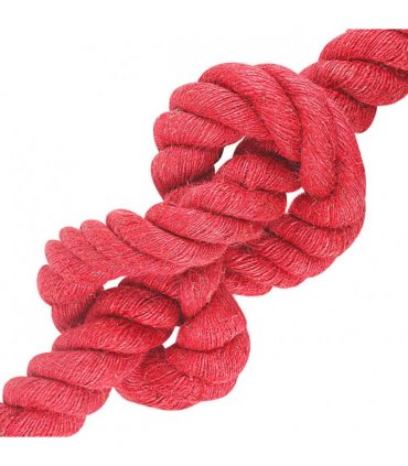 vidaXL Jute Rope Red 100% Tossa jute