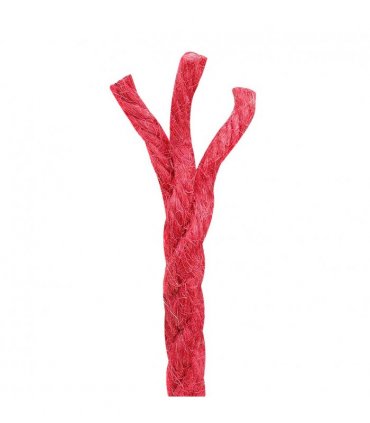vidaXL Jute Rope Red 100% Tossa jute