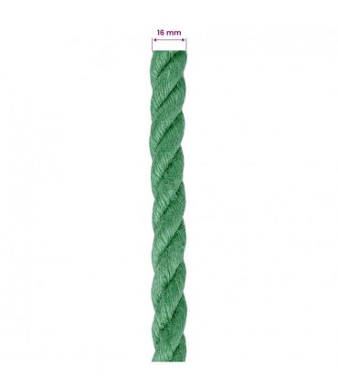 vidaXL Jute Rope Green 100% Tossa jute