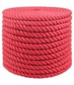 vidaXL Jute Rope Red 100% Tossa jute