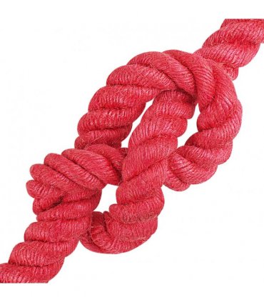 vidaXL Jute Rope Red 100% Tossa jute