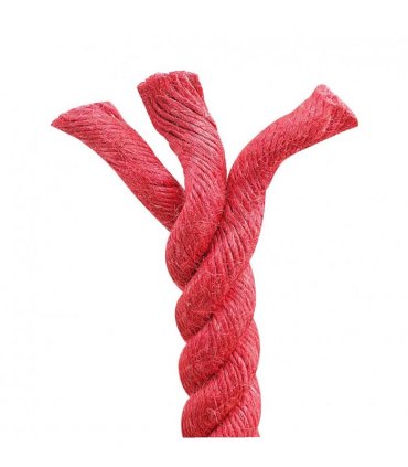 vidaXL Jute Rope Red 100% Tossa jute