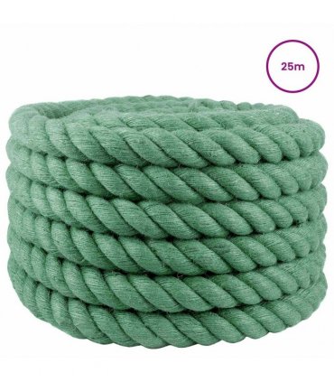 vidaXL Jute Rope Green 100% Tossa jute