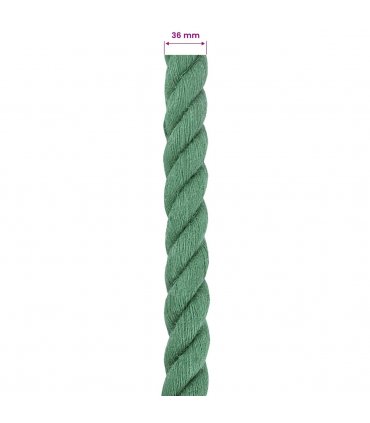 vidaXL Jute Rope Green 100% Tossa jute
