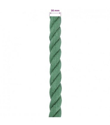 vidaXL Jute Rope Green 100% Tossa jute