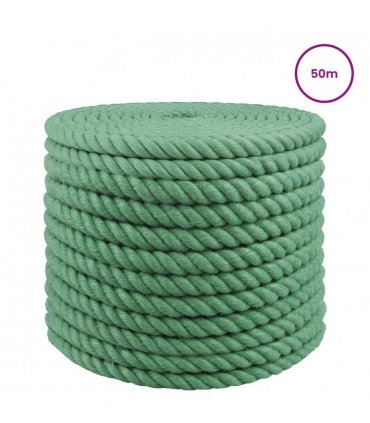 vidaXL Jute Rope Green 100% Tossa jute