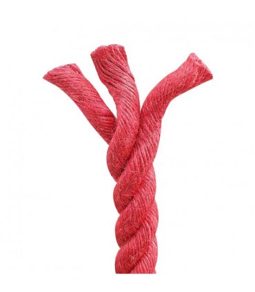 vidaXL Jute Rope Red 100% Tossa jute
