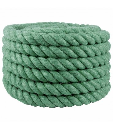 vidaXL Jute Rope Green 100% Tossa jute
