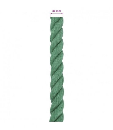 vidaXL Jute Rope Green 100% Tossa jute