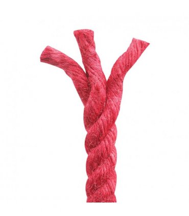 vidaXL Jute Rope Red 100% Tossa jute