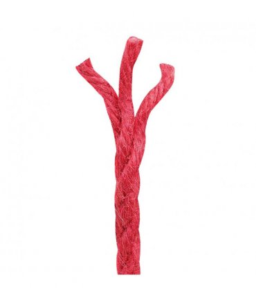 vidaXL Jute Rope 10 pcs Red 100% Tossa jute