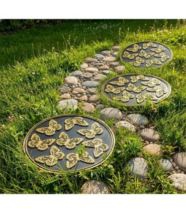 Butterfly Stepping Stones Set of 3