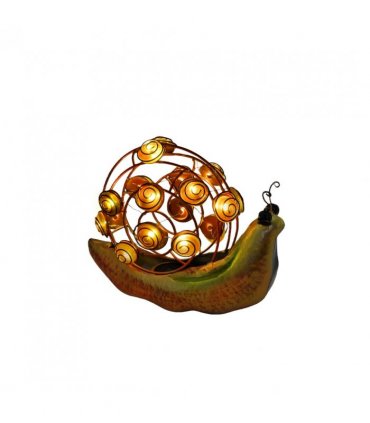 Solar Garden Snail 18 LED's
