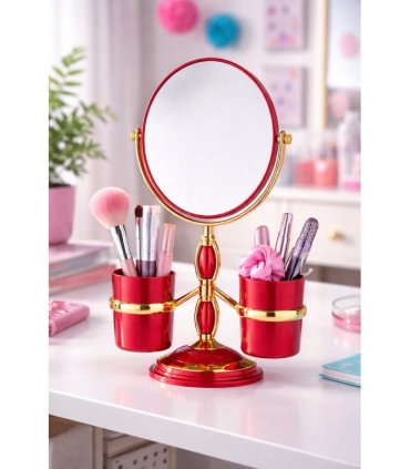 Make-Up Mirror with Holders