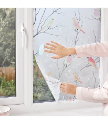 Bird Design Glass Window Film