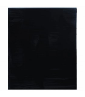 vidaXL Window Film Static Frosted Black 45x2000 cm PVC