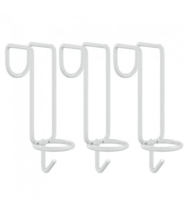 vidaXL Bucket Hook Portable Silver Galvanised Steel