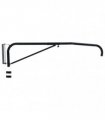 vidaXL Hose Boom Wall Mounted Black Steel
