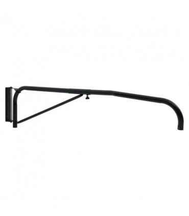 vidaXL Hose Boom Wall Mounted Black Steel