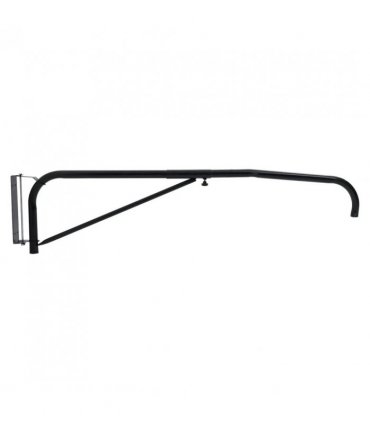 vidaXL Hose Boom Wall Mounted Black Steel