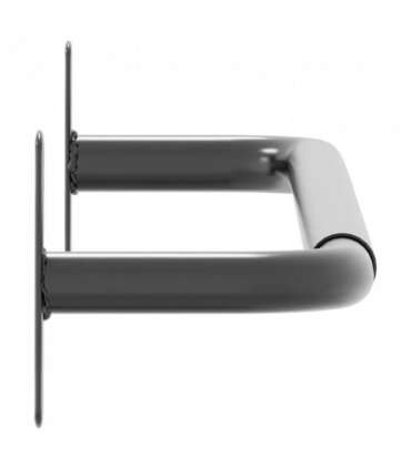 vidaXL Saddle Pad Rack Black Iron