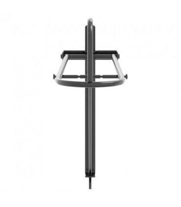 vidaXL Foldable Saddle Rack Wall Mounted Black Iron