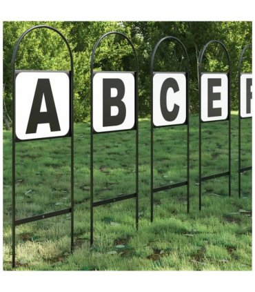 vidaXL Dressage Markers 8 pcs Steel