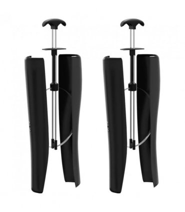vidaXL Boot Shapers for Riding Boots 1 Pair Black PP and Steel