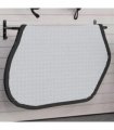 vidaXL Saddle Pad Rack Black Iron